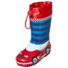 Playshoes Kid's Gummistiefel Rennwagen - Wellington Boots